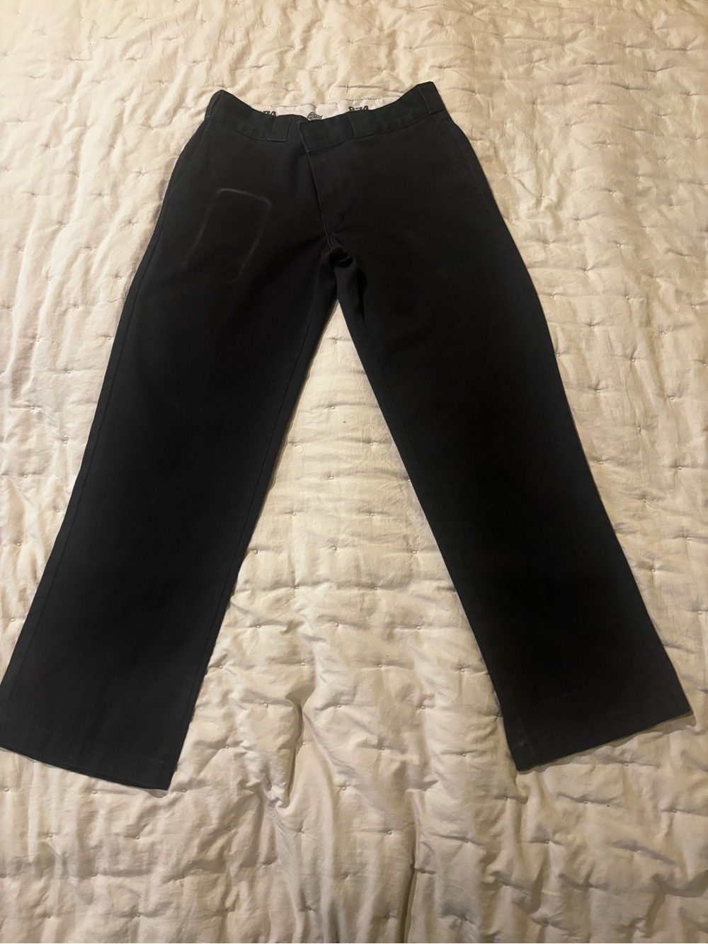 Men's dark navy Straight-Leg Pants0619